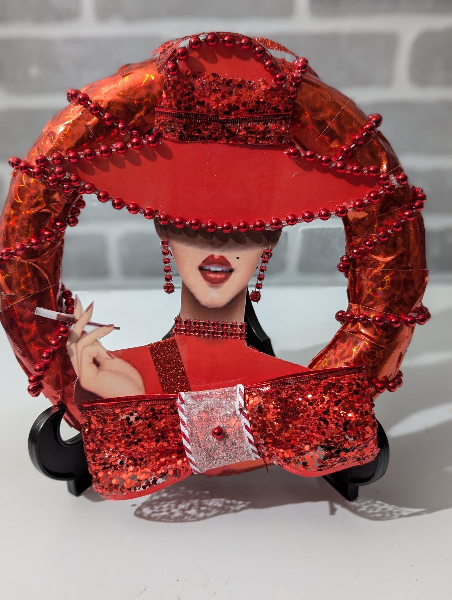 Custom Lady Red Wreath