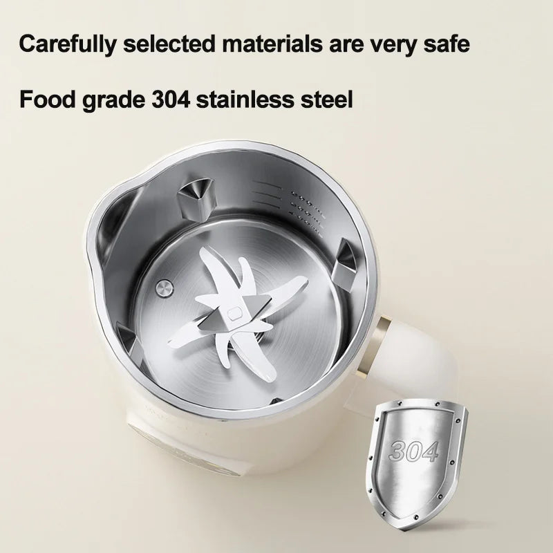 Intelligent Filter-Free Soy Milk Maker – Electric Blender & Food Mixer c