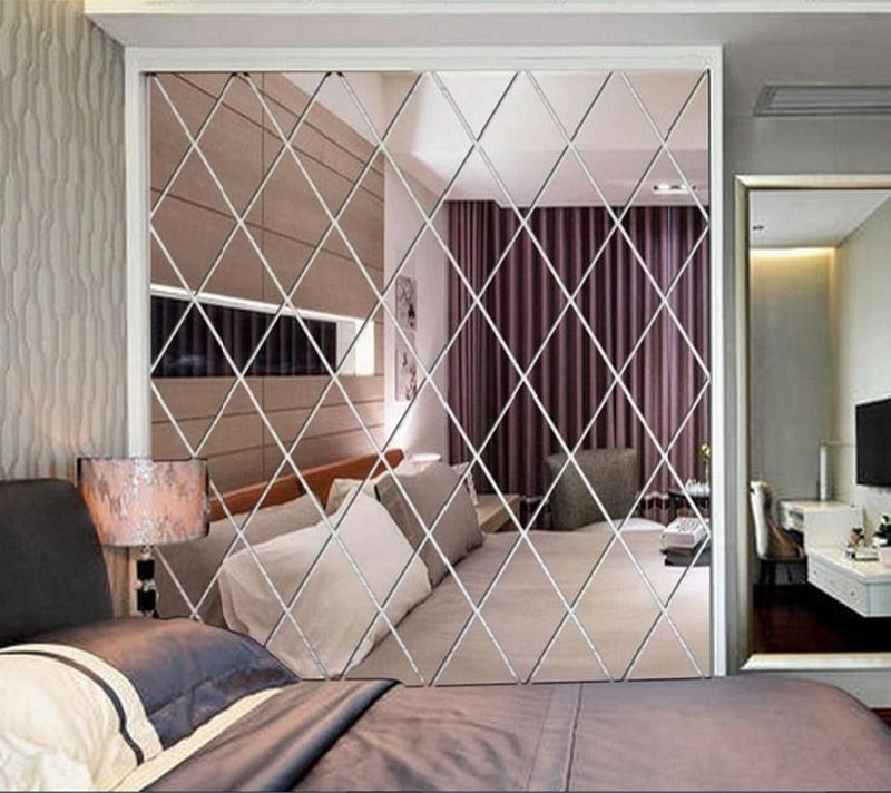 3D Mirror Wall Triangle