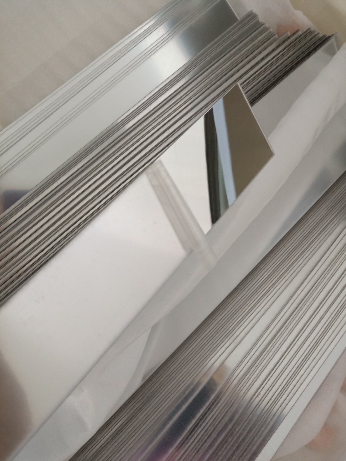 20pcs Lines Acrylic 3D Mirror