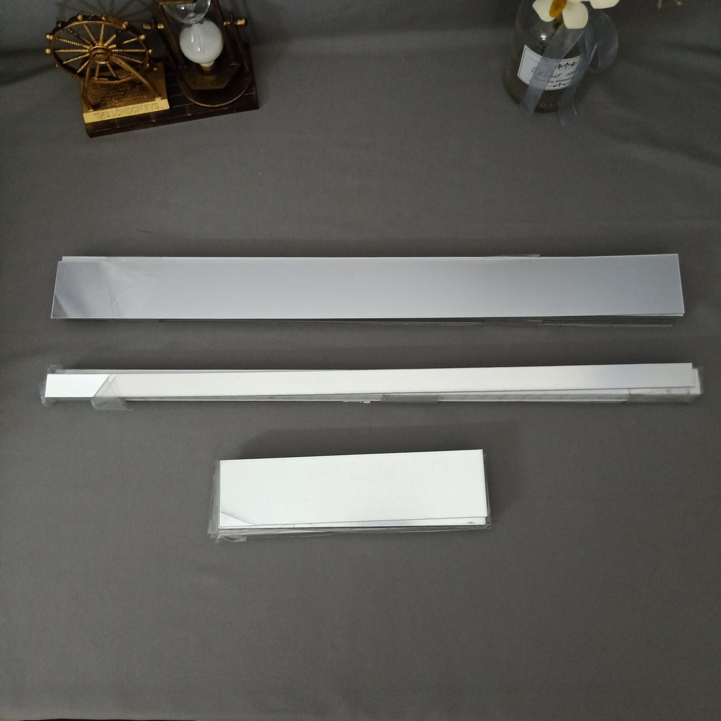 20pcs Lines Acrylic 3D Mirror