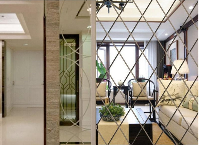 3D Mirror Wall Triangle